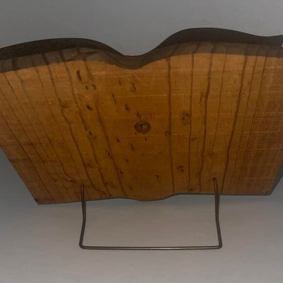 HOME INTERIORS BIBLE METAL & WOOD, HANGS AND SITS~ JOHN 14:1-3 verse VINTAGE - Picture 4 of 5